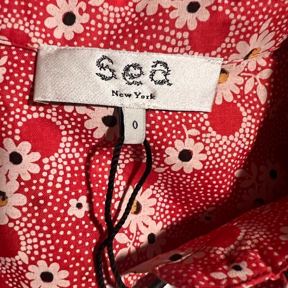 NWT SEA NEW YORK- Josefine Button Down Dress - Picture 6 of 8